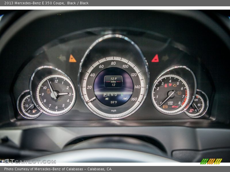 Black / Black 2013 Mercedes-Benz E 350 Coupe