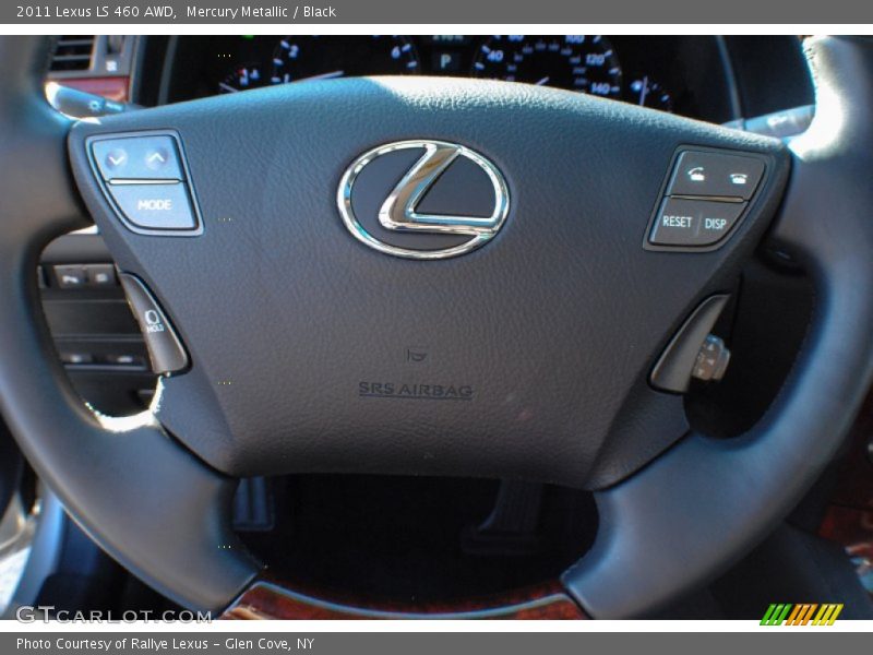 Mercury Metallic / Black 2011 Lexus LS 460 AWD
