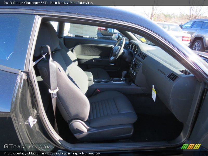 Pitch Black / Dark Slate Gray 2013 Dodge Challenger SXT