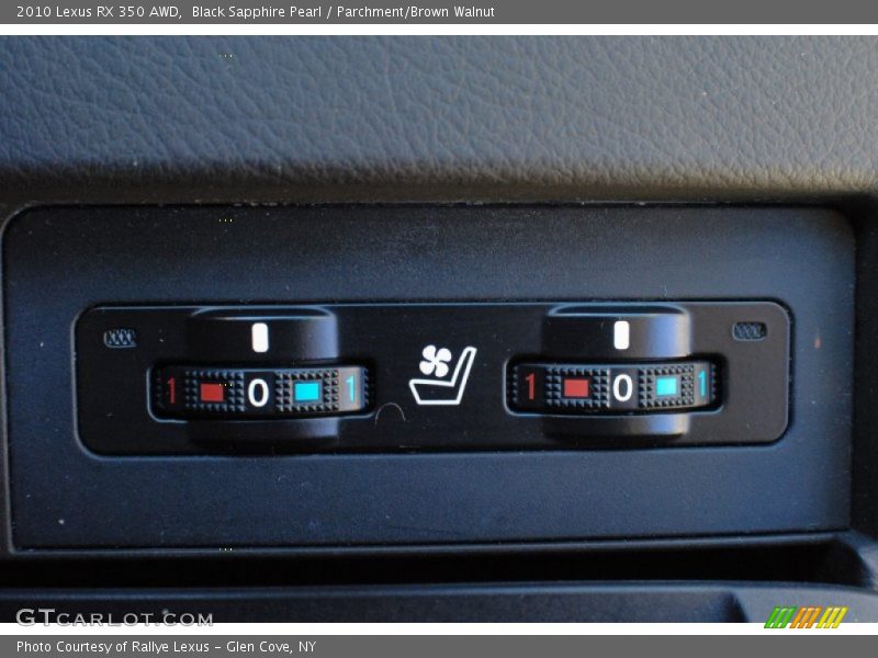 Black Sapphire Pearl / Parchment/Brown Walnut 2010 Lexus RX 350 AWD