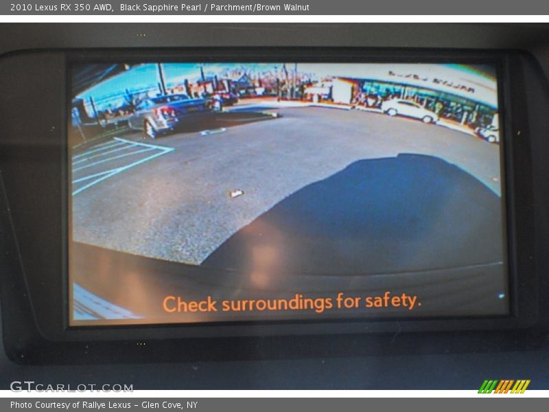 Black Sapphire Pearl / Parchment/Brown Walnut 2010 Lexus RX 350 AWD