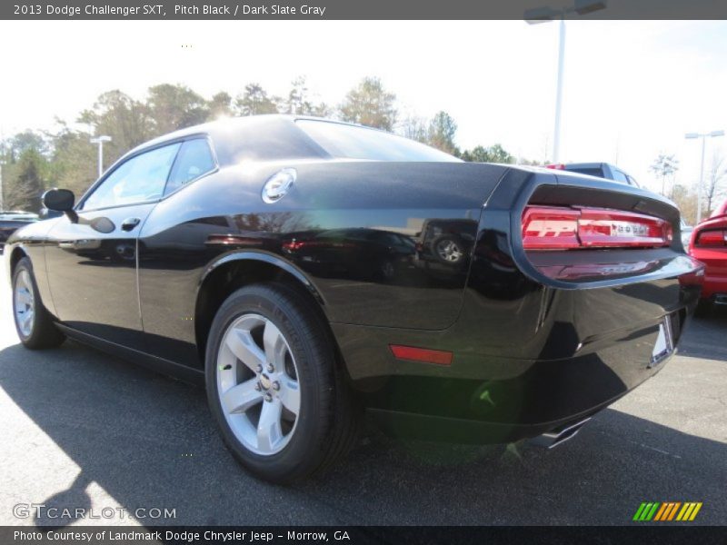 Pitch Black / Dark Slate Gray 2013 Dodge Challenger SXT