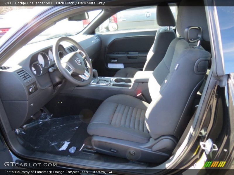 Pitch Black / Dark Slate Gray 2013 Dodge Challenger SXT