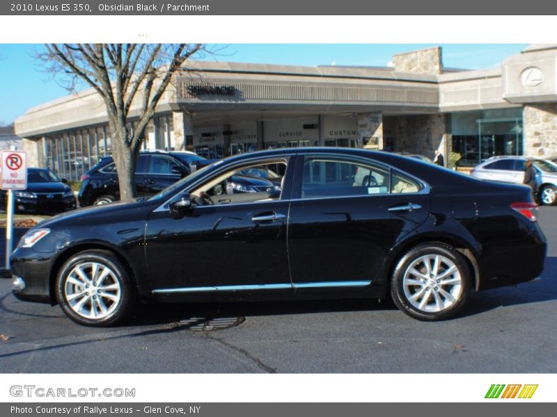 Obsidian Black / Parchment 2010 Lexus ES 350