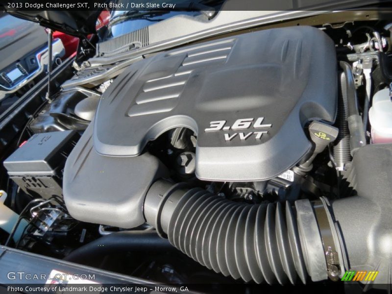 Pitch Black / Dark Slate Gray 2013 Dodge Challenger SXT