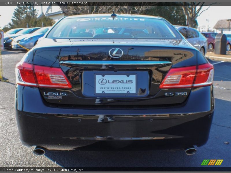 Obsidian Black / Parchment 2010 Lexus ES 350