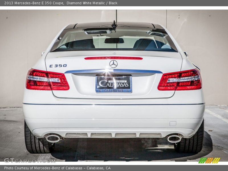 Diamond White Metallic / Black 2013 Mercedes-Benz E 350 Coupe