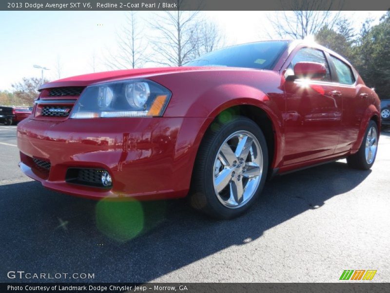 Redline 2-Coat Pearl / Black 2013 Dodge Avenger SXT V6