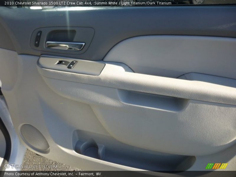 Summit White / Light Titanium/Dark Titanium 2010 Chevrolet Silverado 1500 LTZ Crew Cab 4x4