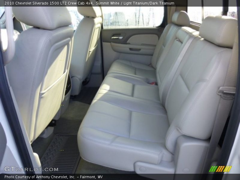 Summit White / Light Titanium/Dark Titanium 2010 Chevrolet Silverado 1500 LTZ Crew Cab 4x4