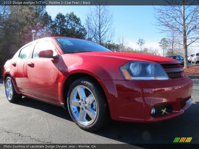 Redline 2-Coat Pearl / Black 2013 Dodge Avenger SXT V6