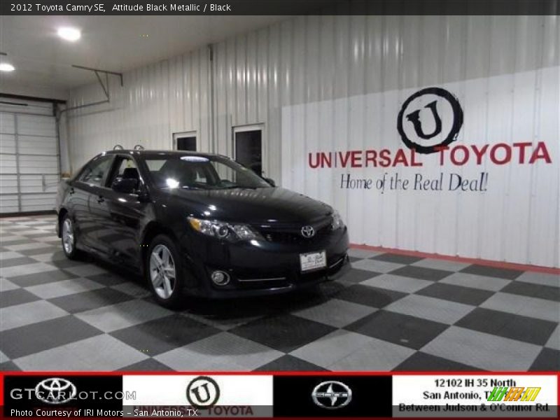 Attitude Black Metallic / Black 2012 Toyota Camry SE