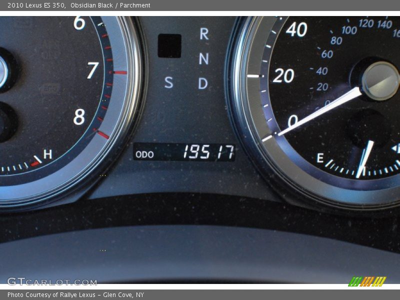 Obsidian Black / Parchment 2010 Lexus ES 350