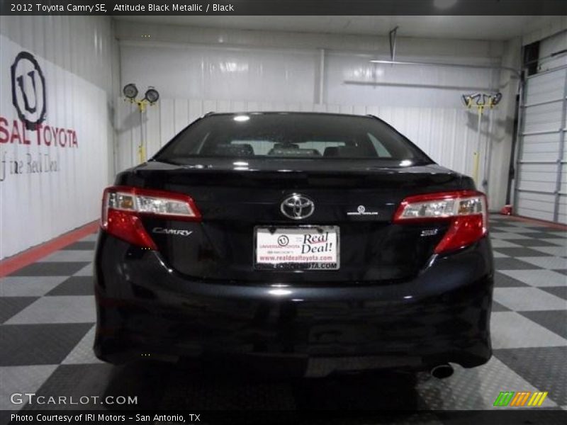 Attitude Black Metallic / Black 2012 Toyota Camry SE