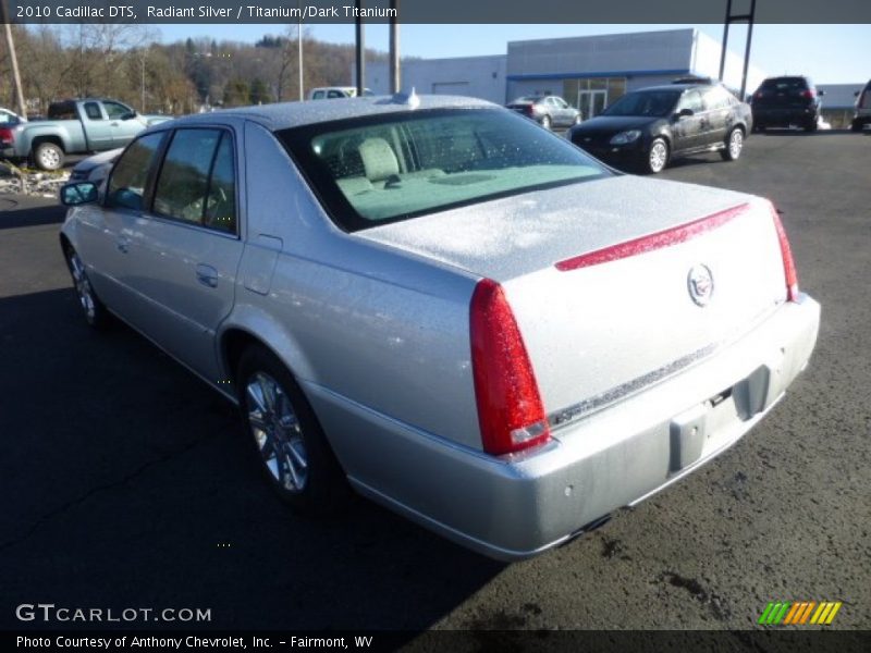 Radiant Silver / Titanium/Dark Titanium 2010 Cadillac DTS