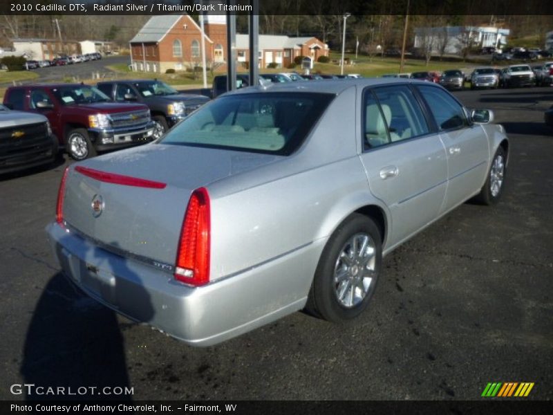 Radiant Silver / Titanium/Dark Titanium 2010 Cadillac DTS