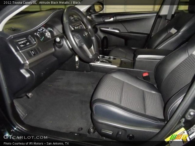 Attitude Black Metallic / Black 2012 Toyota Camry SE