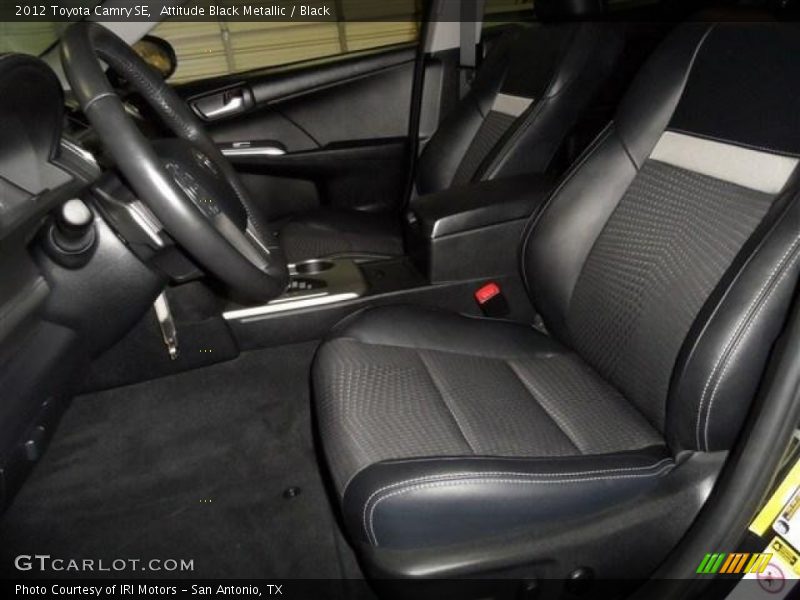 Attitude Black Metallic / Black 2012 Toyota Camry SE