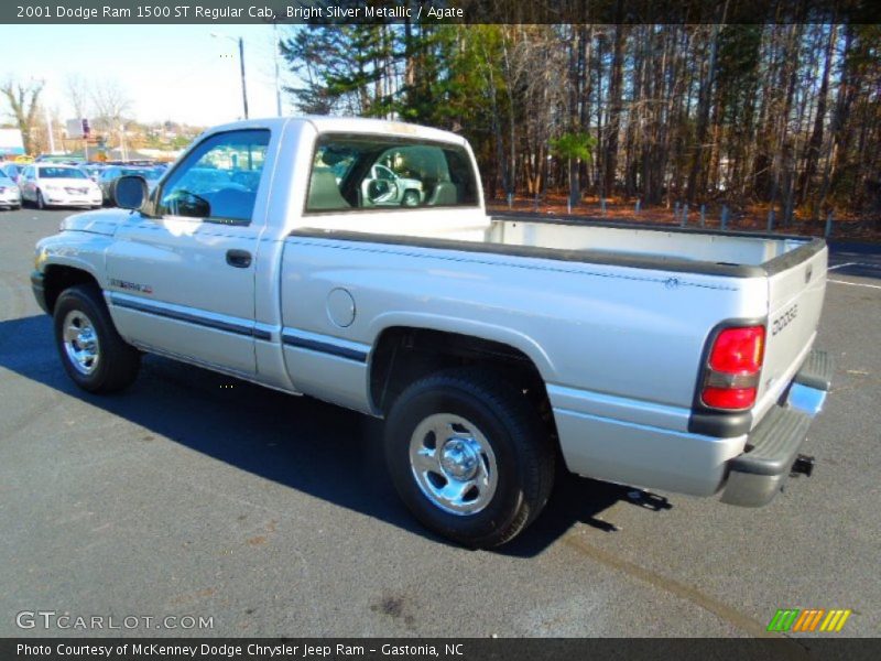 Bright Silver Metallic / Agate 2001 Dodge Ram 1500 ST Regular Cab