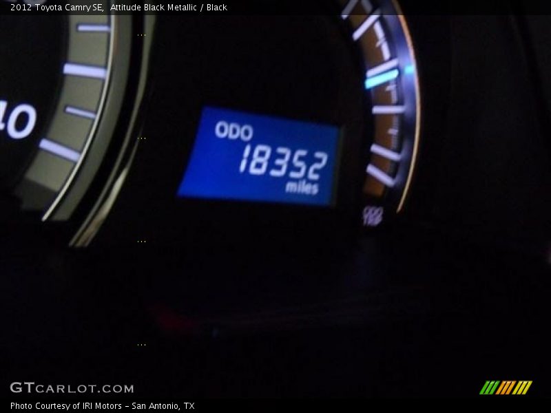 Attitude Black Metallic / Black 2012 Toyota Camry SE