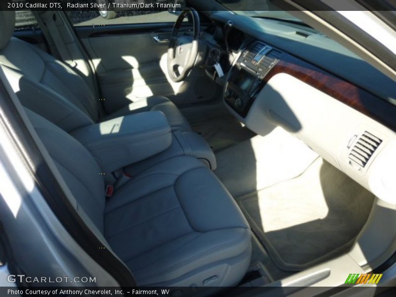 Radiant Silver / Titanium/Dark Titanium 2010 Cadillac DTS