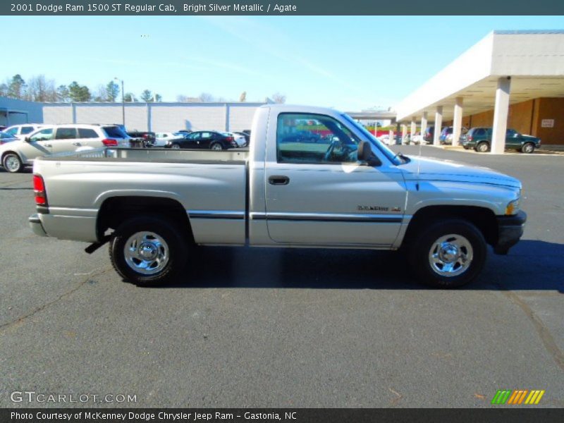 Bright Silver Metallic / Agate 2001 Dodge Ram 1500 ST Regular Cab
