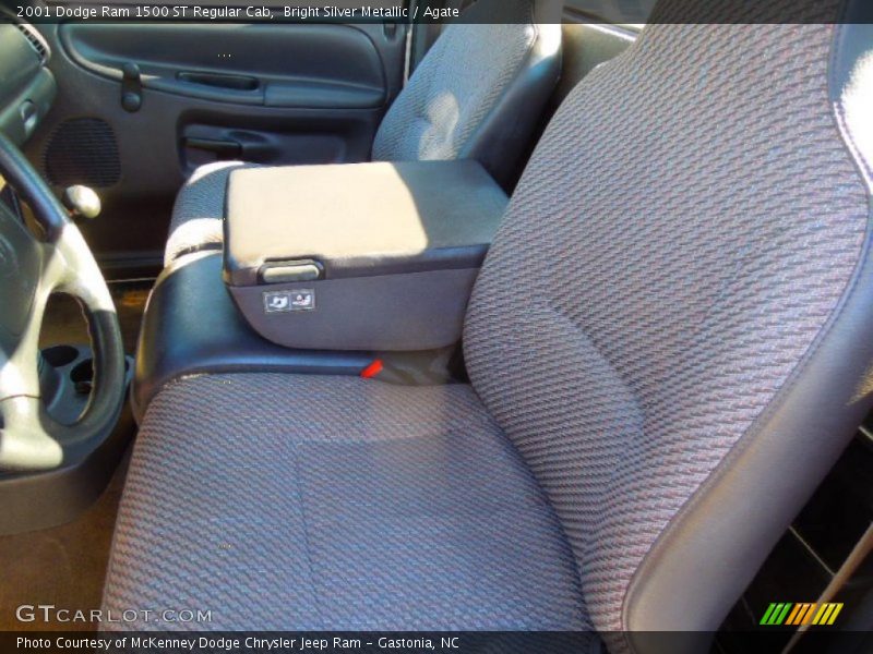 Bright Silver Metallic / Agate 2001 Dodge Ram 1500 ST Regular Cab