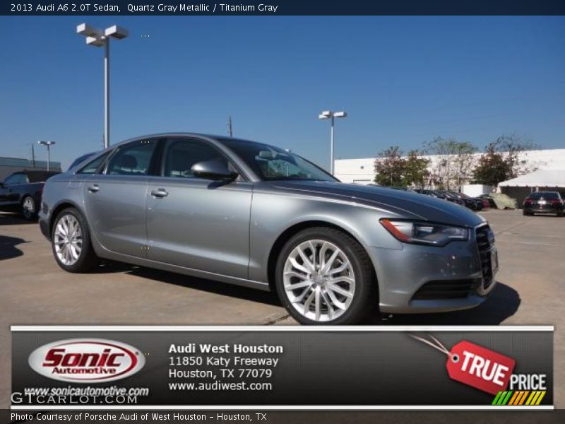 Quartz Gray Metallic / Titanium Gray 2013 Audi A6 2.0T Sedan