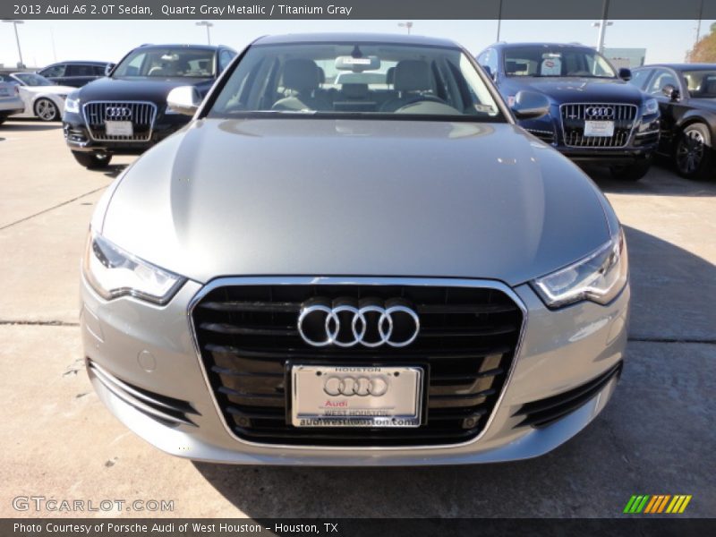 Quartz Gray Metallic / Titanium Gray 2013 Audi A6 2.0T Sedan