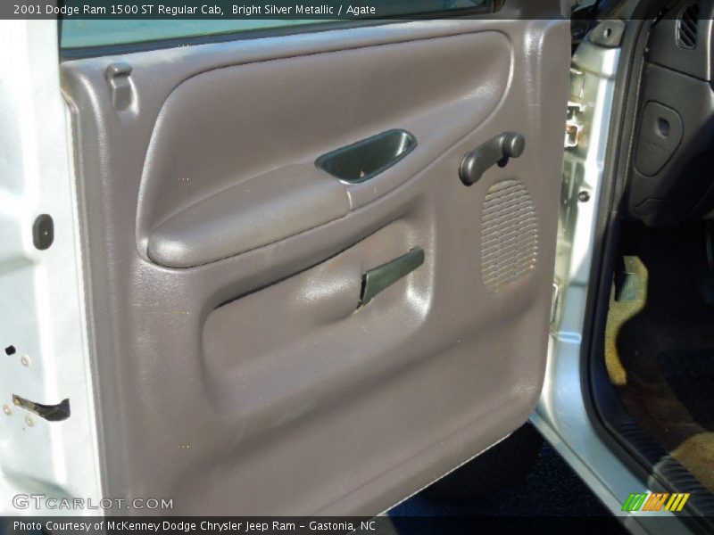 Bright Silver Metallic / Agate 2001 Dodge Ram 1500 ST Regular Cab