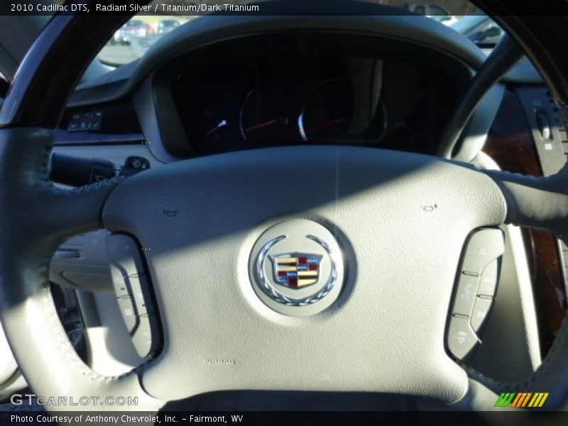 Radiant Silver / Titanium/Dark Titanium 2010 Cadillac DTS