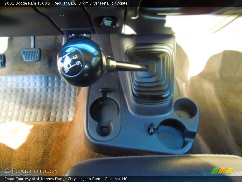 Bright Silver Metallic / Agate 2001 Dodge Ram 1500 ST Regular Cab