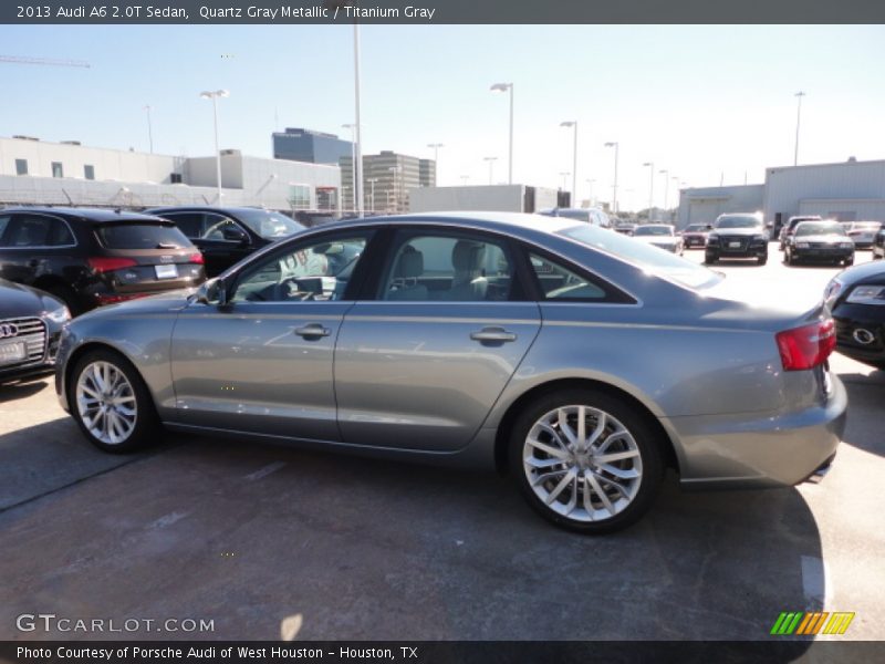 Quartz Gray Metallic / Titanium Gray 2013 Audi A6 2.0T Sedan