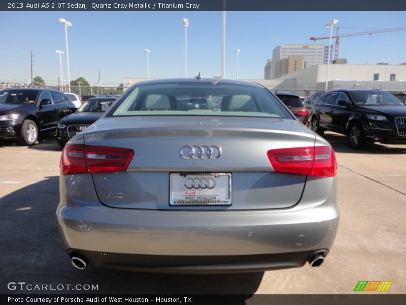 Quartz Gray Metallic / Titanium Gray 2013 Audi A6 2.0T Sedan