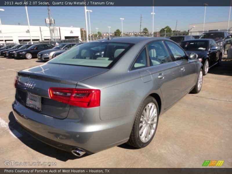 Quartz Gray Metallic / Titanium Gray 2013 Audi A6 2.0T Sedan