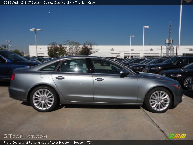 Quartz Gray Metallic / Titanium Gray 2013 Audi A6 2.0T Sedan