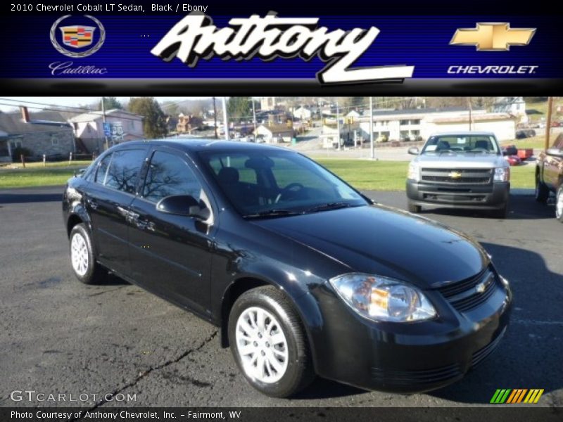 Black / Ebony 2010 Chevrolet Cobalt LT Sedan