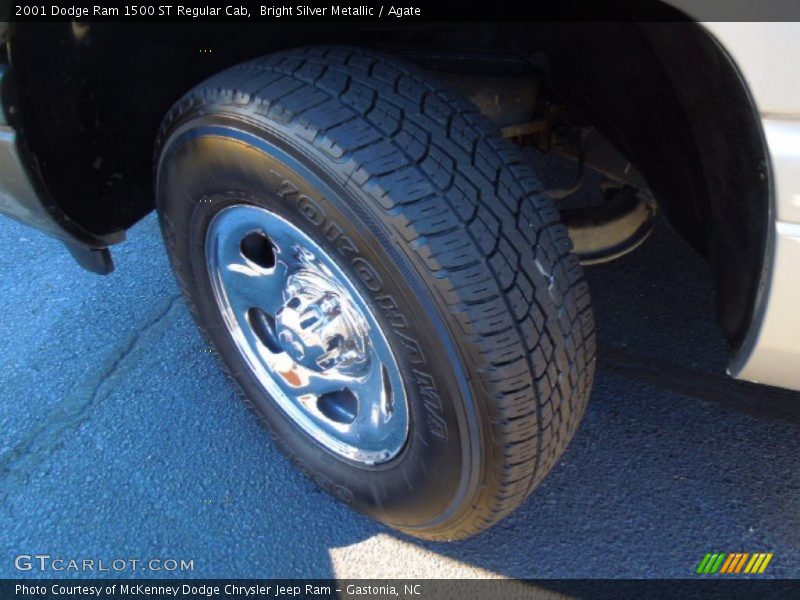 Bright Silver Metallic / Agate 2001 Dodge Ram 1500 ST Regular Cab
