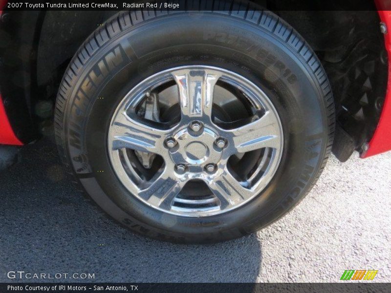 Radiant Red / Beige 2007 Toyota Tundra Limited CrewMax