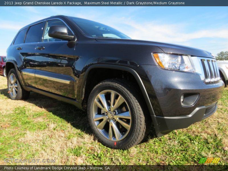 Maximum Steel Metallic / Dark Graystone/Medium Graystone 2013 Jeep Grand Cherokee Laredo X Package