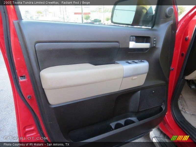 Radiant Red / Beige 2007 Toyota Tundra Limited CrewMax