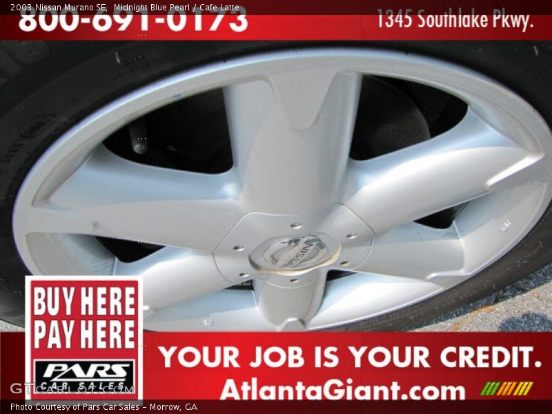 Midnight Blue Pearl / Cafe Latte 2003 Nissan Murano SE