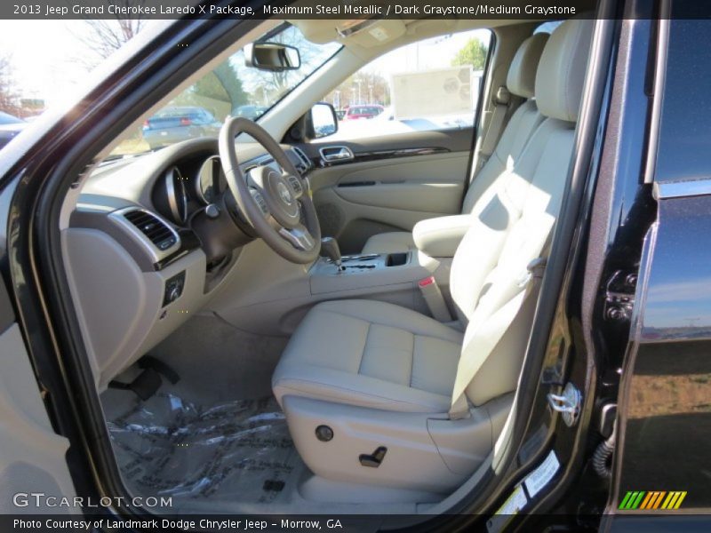 Maximum Steel Metallic / Dark Graystone/Medium Graystone 2013 Jeep Grand Cherokee Laredo X Package