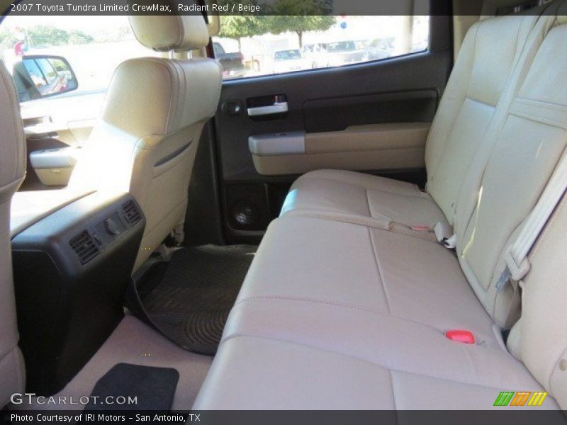 Radiant Red / Beige 2007 Toyota Tundra Limited CrewMax