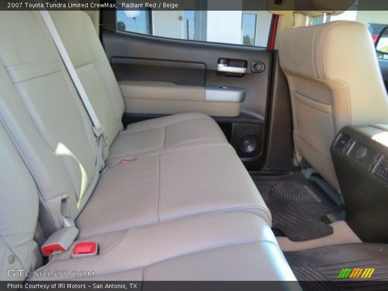 Radiant Red / Beige 2007 Toyota Tundra Limited CrewMax