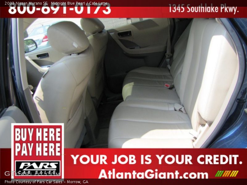 Midnight Blue Pearl / Cafe Latte 2003 Nissan Murano SE