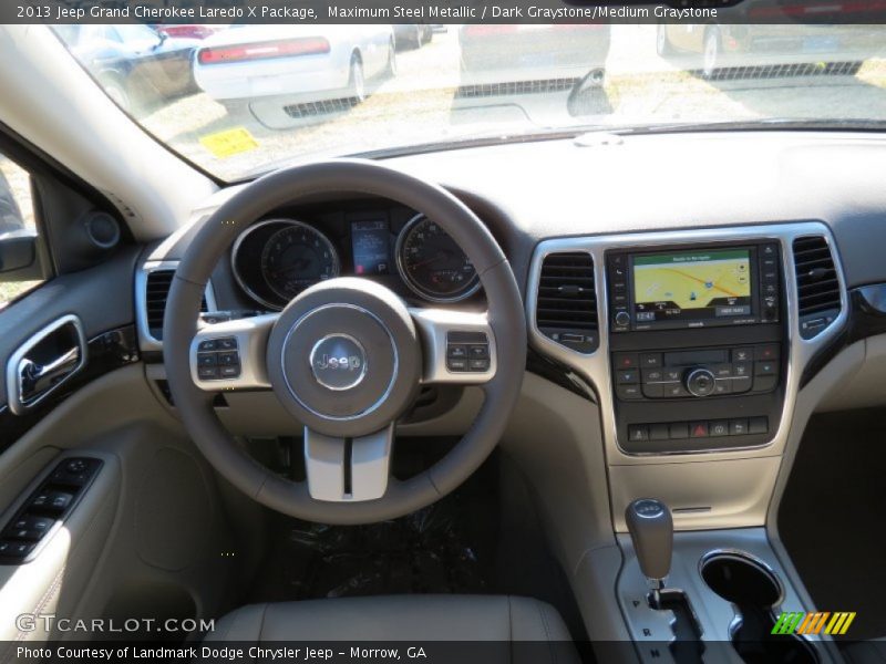 Maximum Steel Metallic / Dark Graystone/Medium Graystone 2013 Jeep Grand Cherokee Laredo X Package