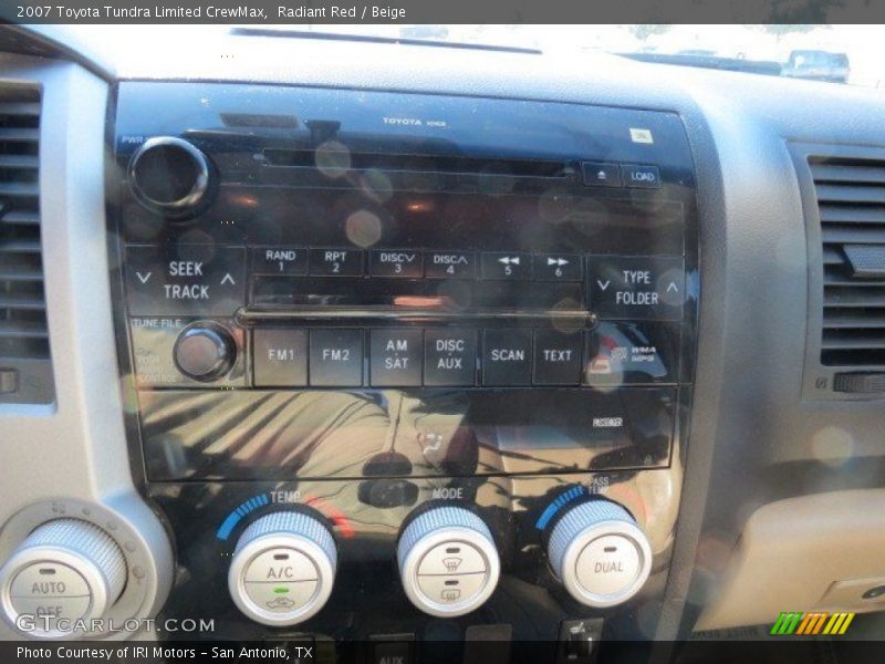 Radiant Red / Beige 2007 Toyota Tundra Limited CrewMax