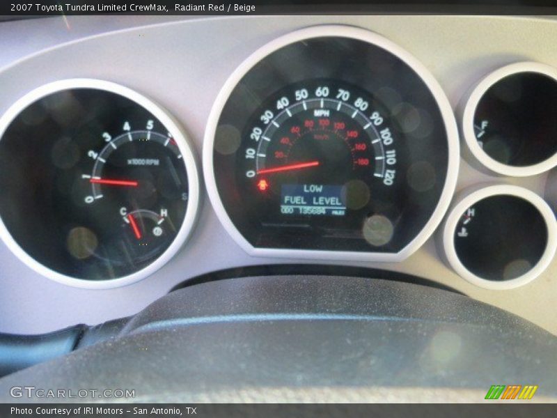 Radiant Red / Beige 2007 Toyota Tundra Limited CrewMax