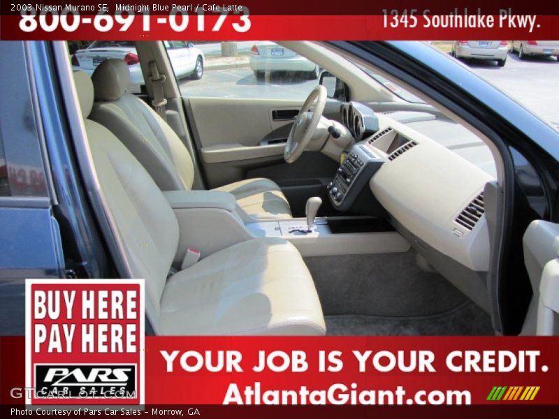 Midnight Blue Pearl / Cafe Latte 2003 Nissan Murano SE